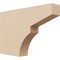 Ekena Millwork 2in. W x 8in. H x 12in. L Monterey Woodgrain TimberThane Rafter Tail, Primed Tan RFTUR02X08X12MONRCPR - alternate 1